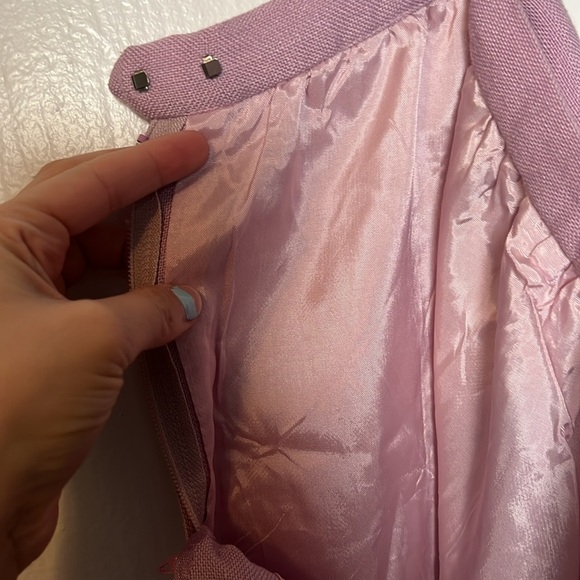 VINTAGE LAVENDAR UNION MADE MIDI SKIRT - Picture 4 of 5